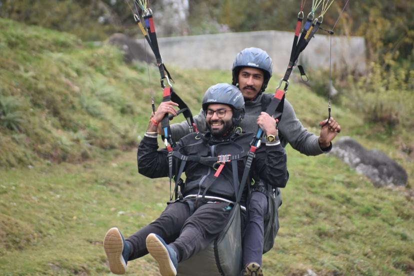 paragliding at Dharmshala